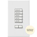 Athena/myRoom XC seeTouch Low Voltage Wired Keypad - QSWS2-5BRLI-BE
