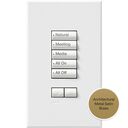 Athena/myRoom XC seeTouch Low Voltage Wired Keypad - QSWS2-5BRLI-SB