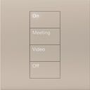 Athena Palladiom Square Keypad - QWP-S-RW-BN