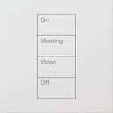 Athena Palladiom Square Keypad - QWP-S-RW-WH