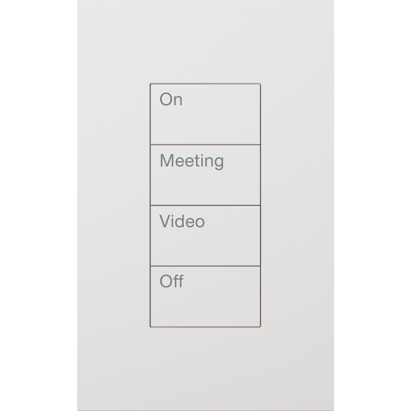 Athena Palladiom Rectangle Keypad - QWP-U-4W-WH