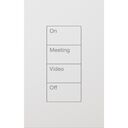 Athena Palladiom Rectangle Keypad - QWP-U-4W-WH