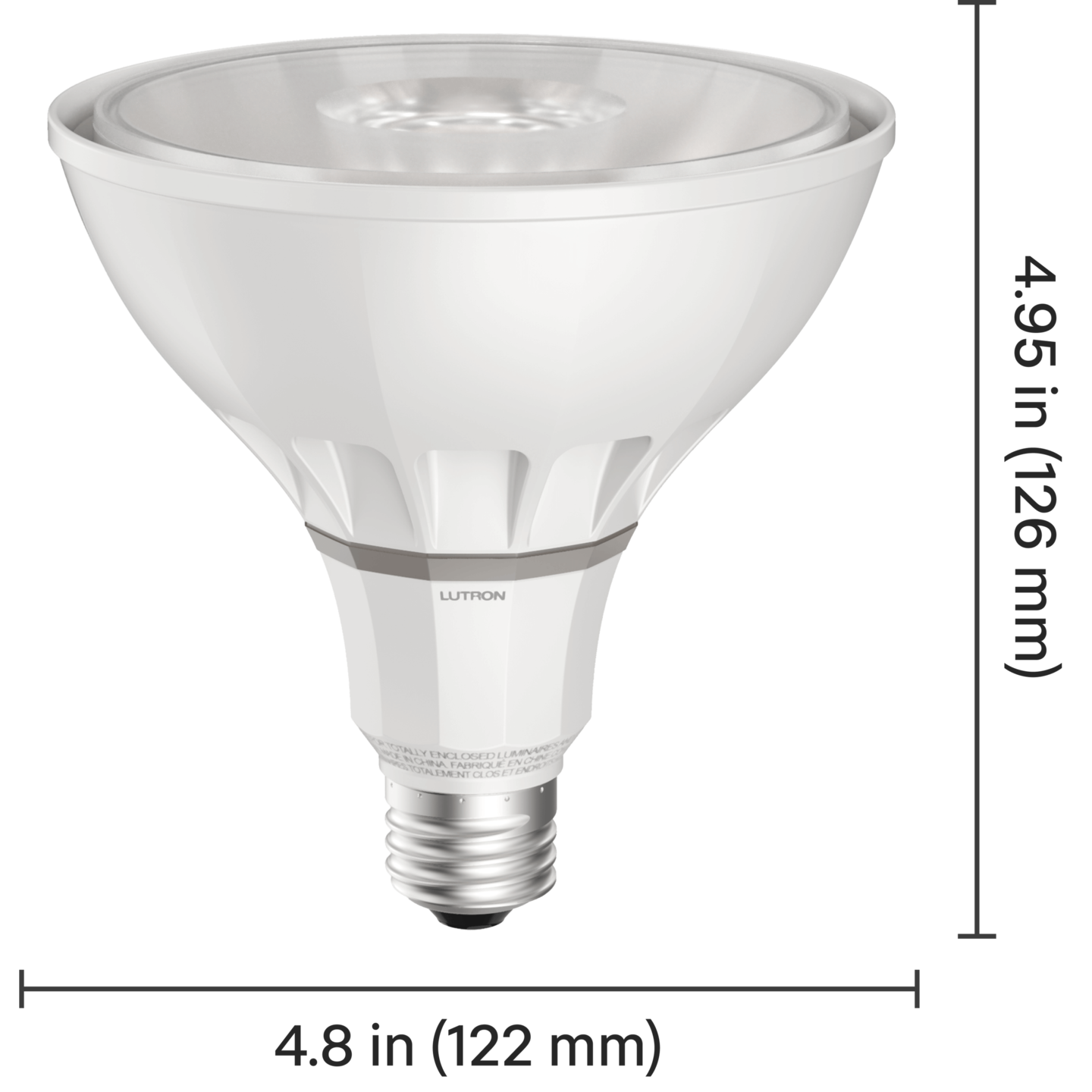 Rania S38 PAR Lamp Dimensions