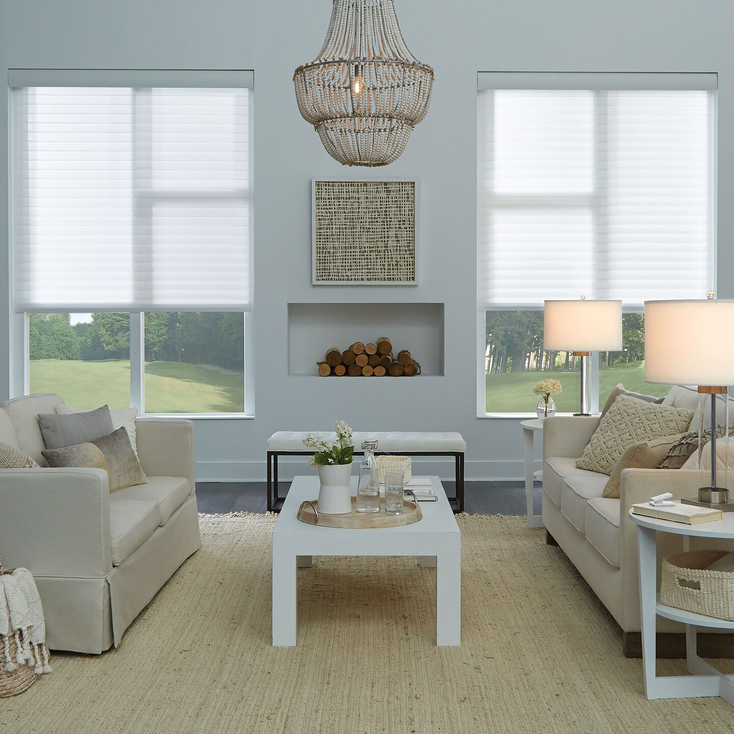 Sivoia 2” Horizontal Sheer Blinds – Motorized Lift & Tilt, Fabric Wrapped Fascia - sivoia-fabric-wrapped-wired-2-horizontal-sheer-blinds