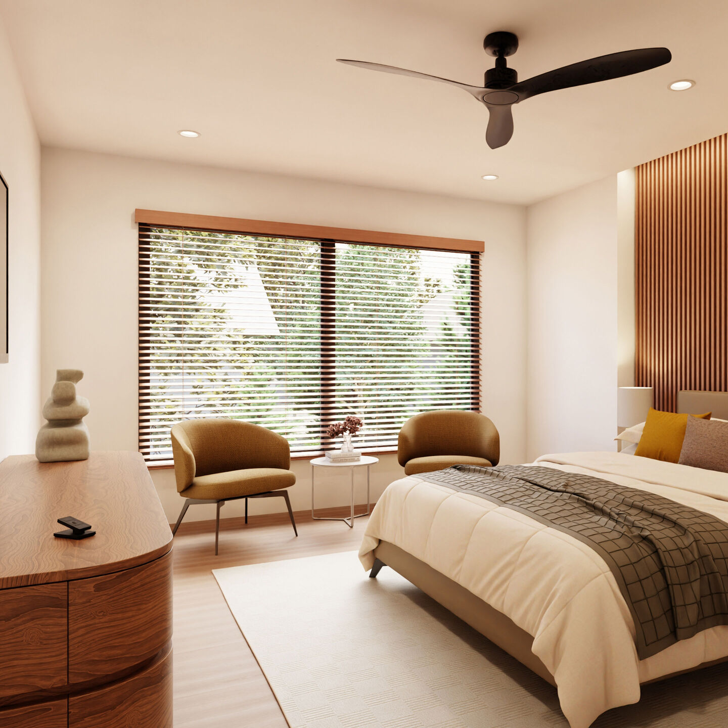 Sivoia Wood Blinds – Independent Motorized Lift & Tilt, Wood Valance - sivoia-woodvalance-independent-mlt-wood-blinds