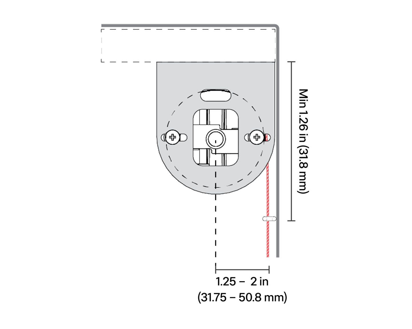 Sivoia Roman Fabrication Kit – Low-Voltage Wired for 17.9 lb - Dimensions