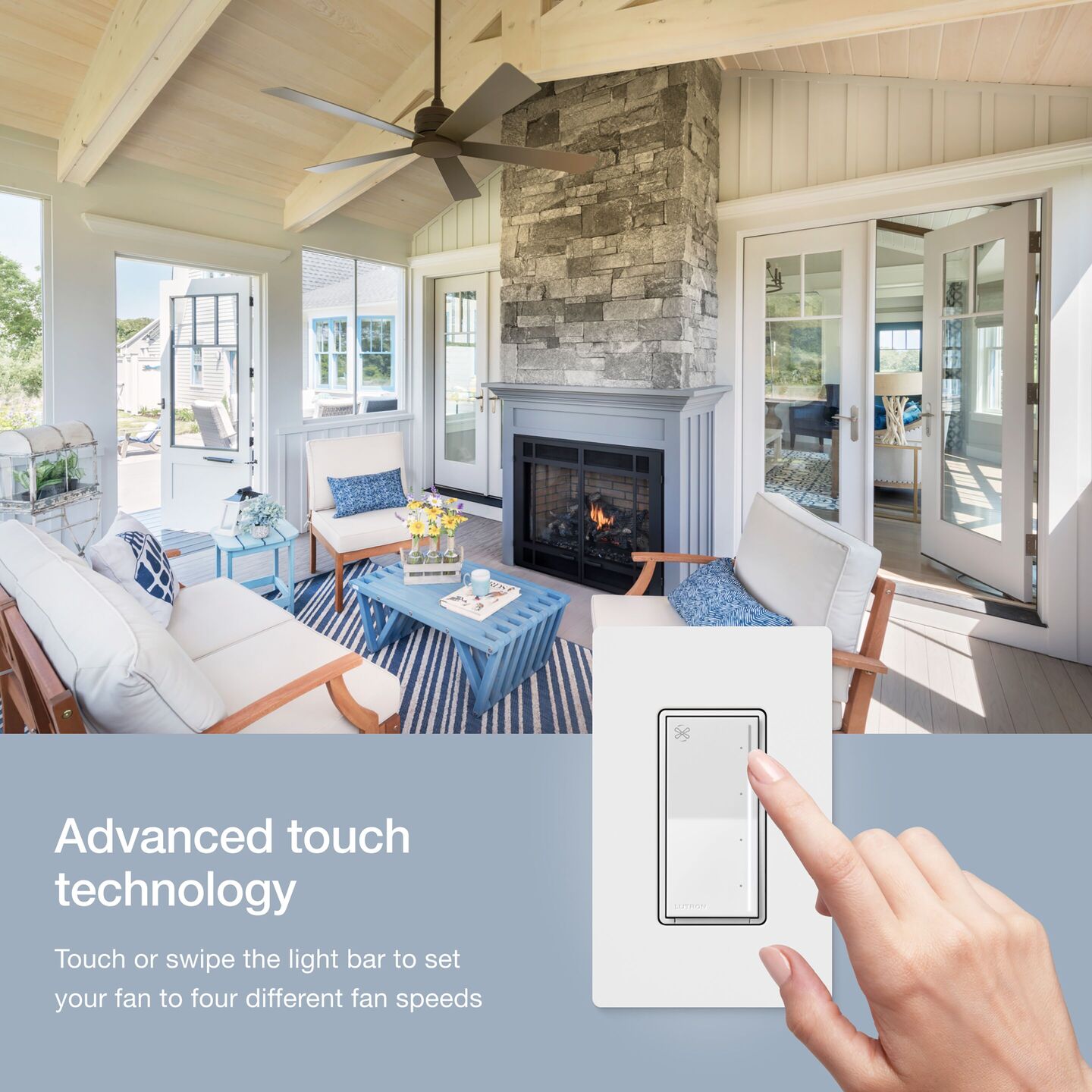 Sunnata Touch Fan Control - ST-FSQ-N-SW