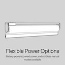 Triathlon Roller Shades - Exposed Headrail, 12V Wired - triathlon-headrail-no-fascia-wired-roller-shades