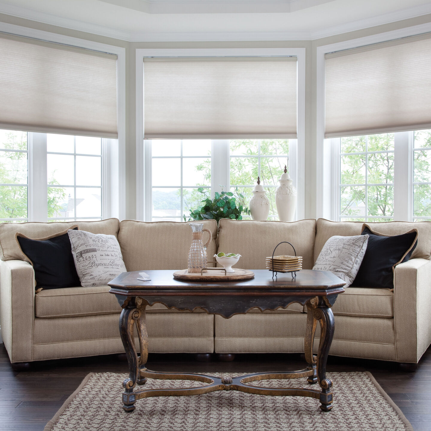 Triathlon Wire-Free Honeycomb Shades – Standard 9/16” Cell - triathlon-standard-wire-free-honeycomb-shades