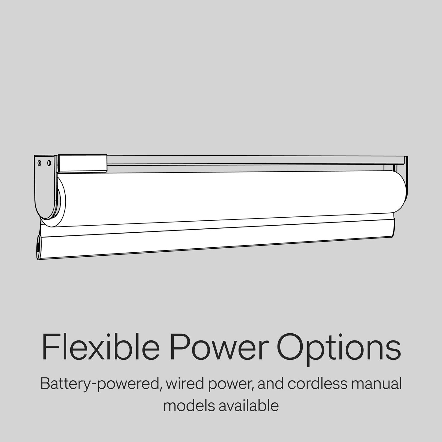 Triathlon Roller Shades - Exposed Headrail, 12V Wired - triathlon-headrail-no-fascia-wired-roller-shades